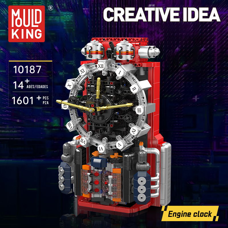 Mould King 10187 - Cyberpunk Mechanische Uhr 