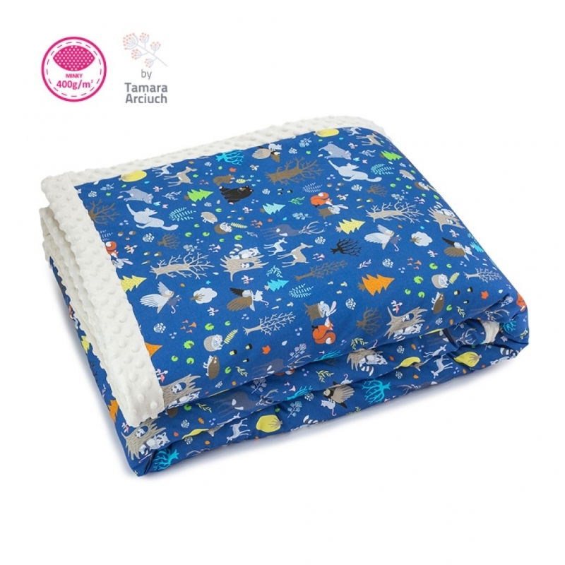 Kuscheldecke Waldtiere
