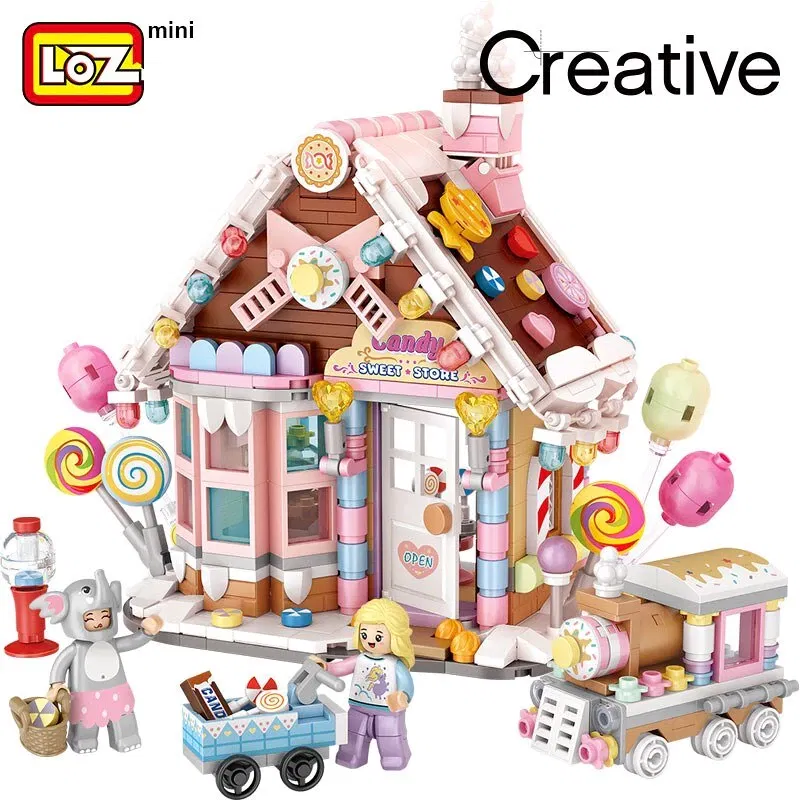 LOZ-Candy-House-Children-s-Building-Model-Decoration-Building-Blocks-Assembled-Toys-Puzzle-Boys-and-Girls-4