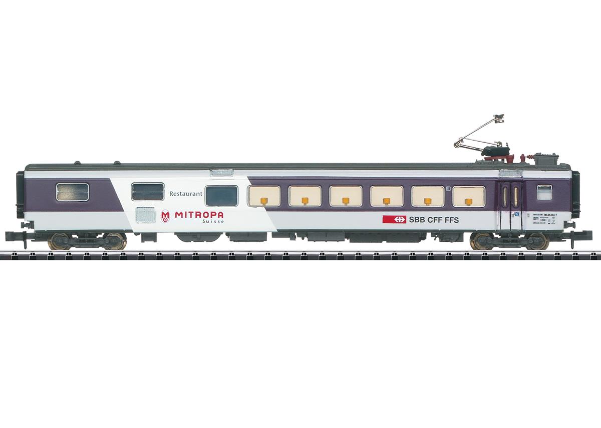 MiniTrix T18400 - EuroCity Speisewagen Bauart EW III WR