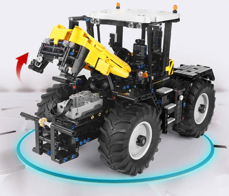MOULD-KING-17019-Traktor-gelb-4in1-APP-1