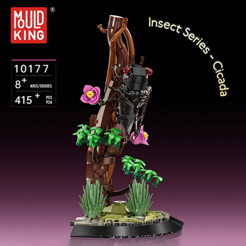 Mould King 10177 -  Zikade auf Ast 