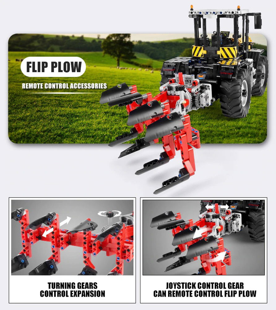 MOULD-KING-17019-Traktor-gelb-4in1-APP-3