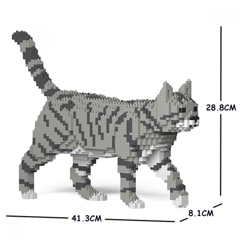 Jekca-Cat-white-grey