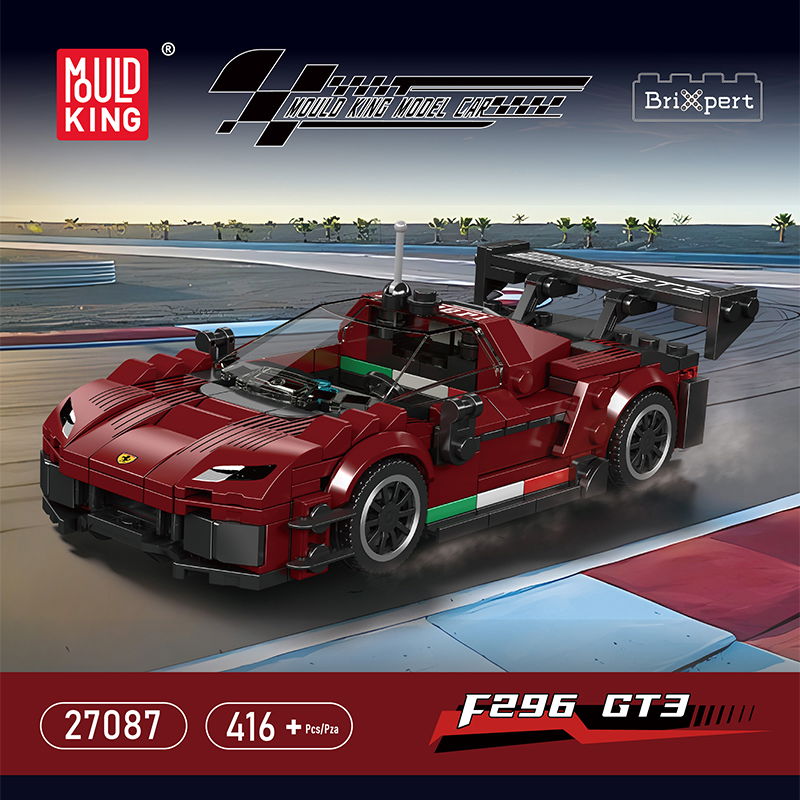 Mould King 27087 -  F296 GT3 Supercar Modellbausatz 