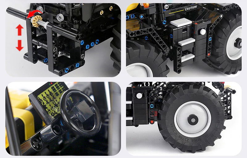 MOULD-KING-17019-Traktor-gelb-4in1-APP-2