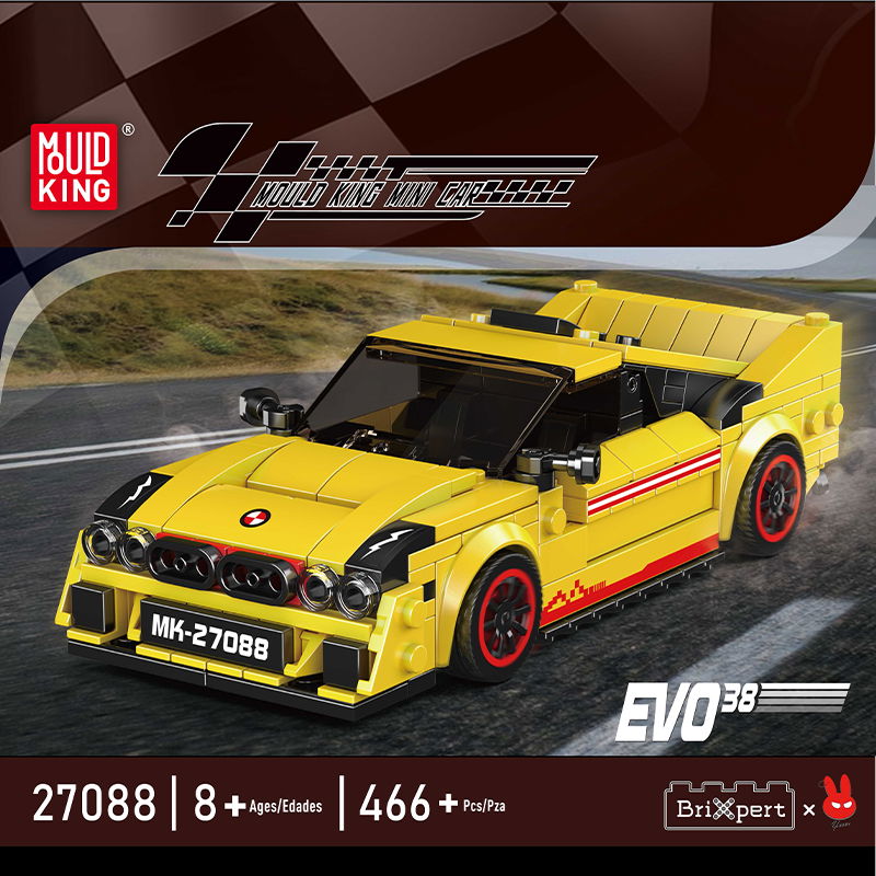 Mould King 27088 - EVO38 Rallye-Auto Modellbausatz