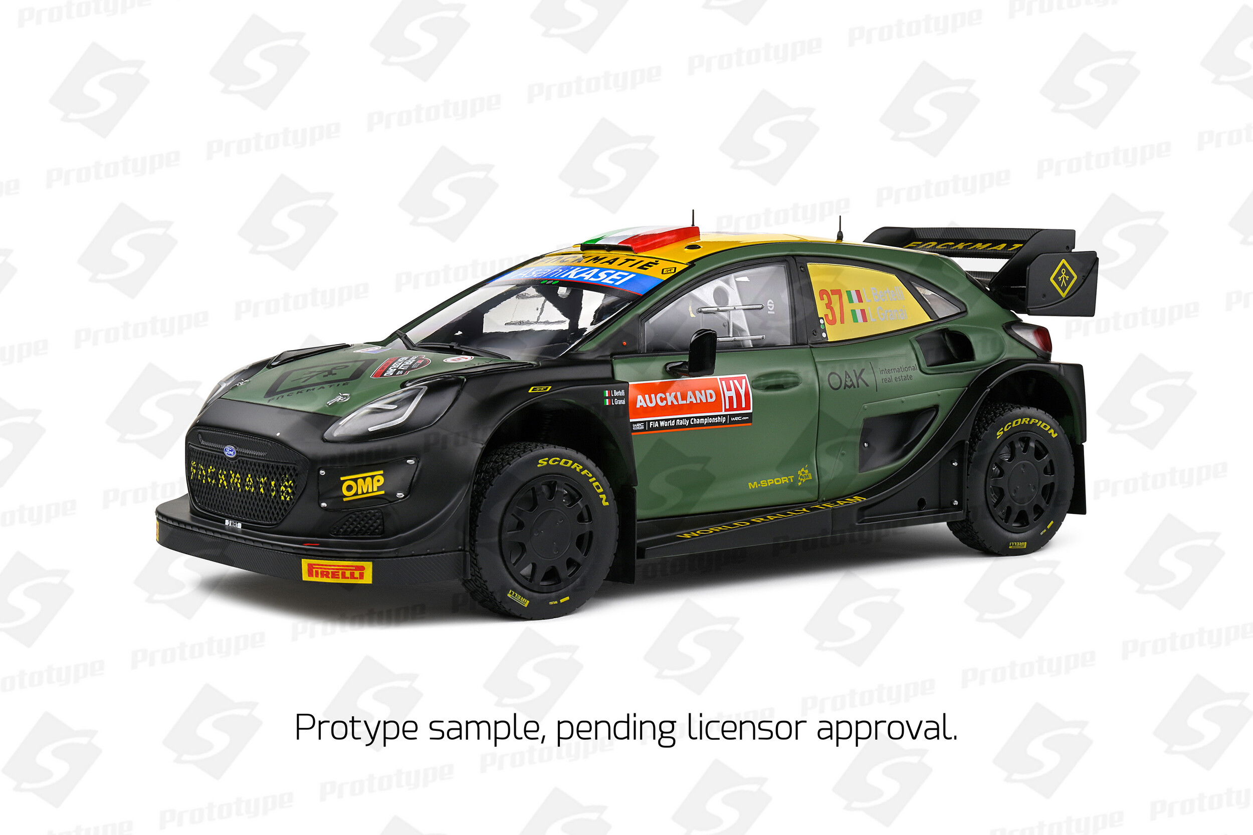 Solido - Ford Puma Rally1 Hybrid – Rally New Zealand – 2022 – #7 Bertelli/Granai