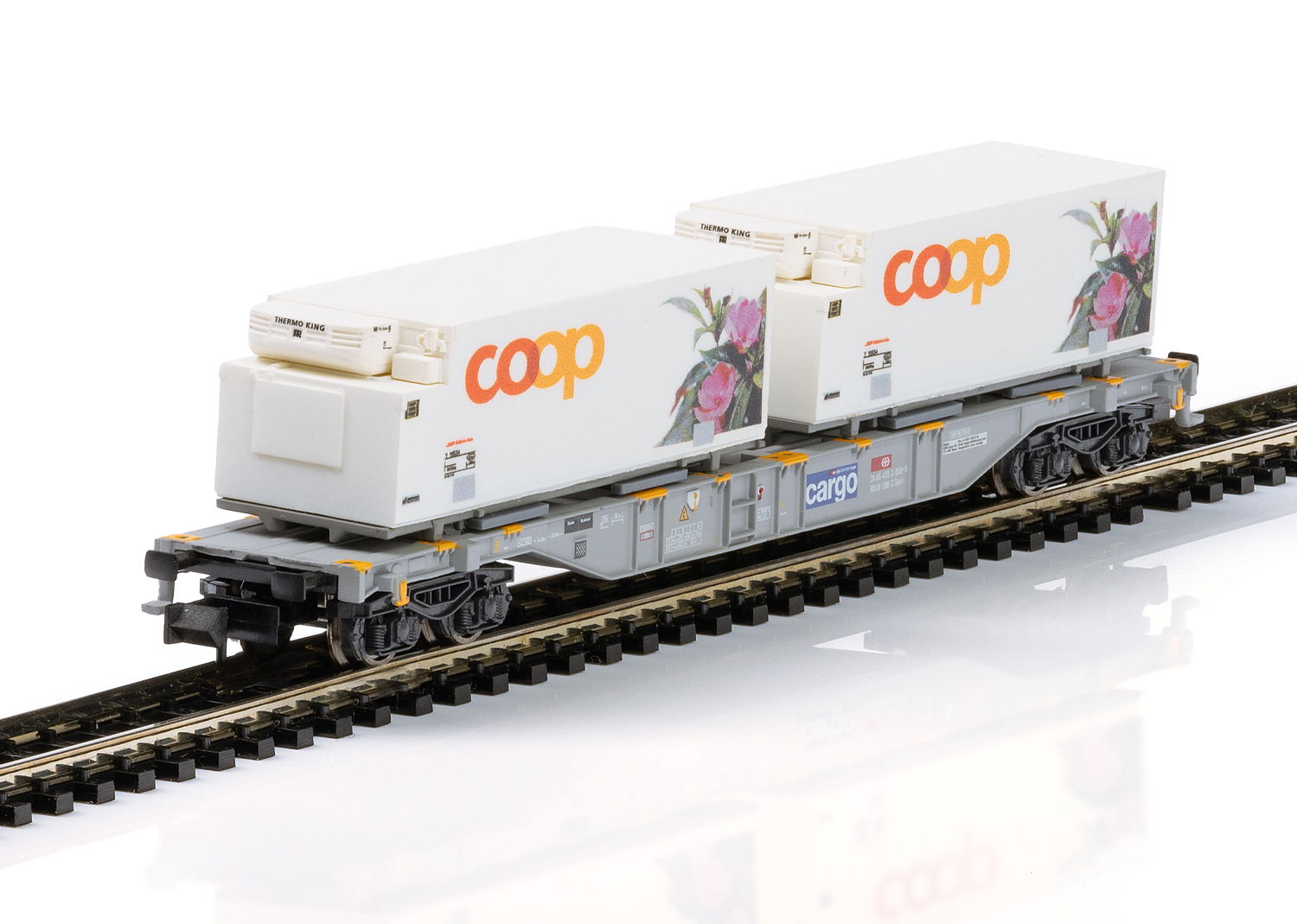 MiniTrix T15494 - Containertragwagen "coop®"