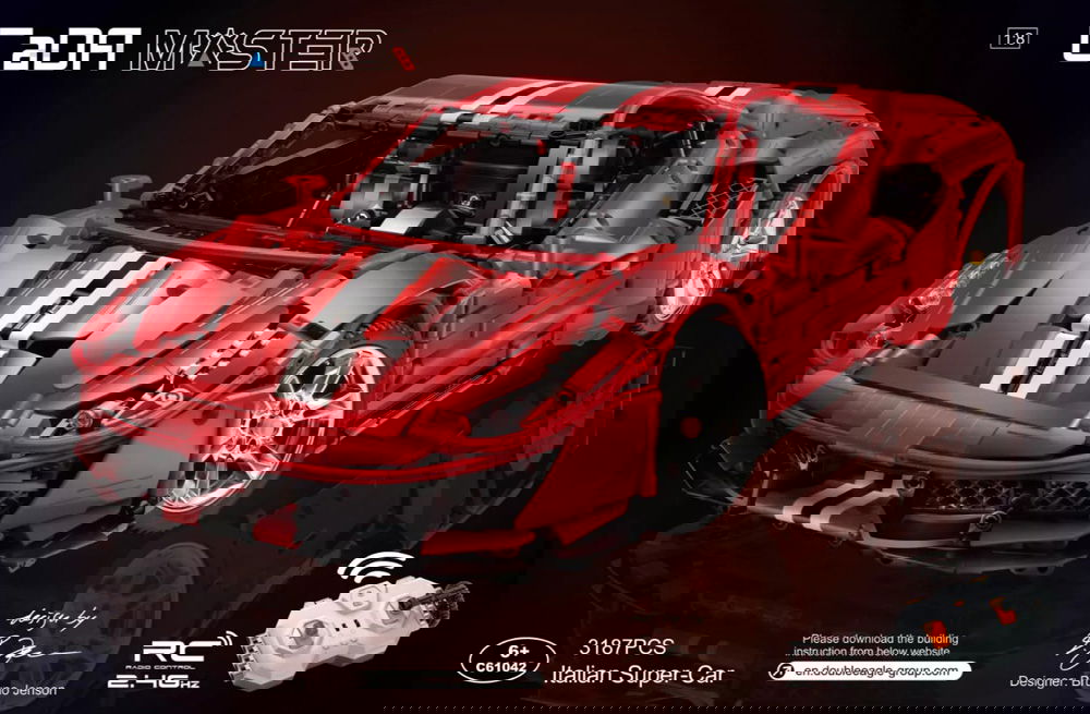 CADA-MASTER-Red-Super-Car-inkl-Power-System_9