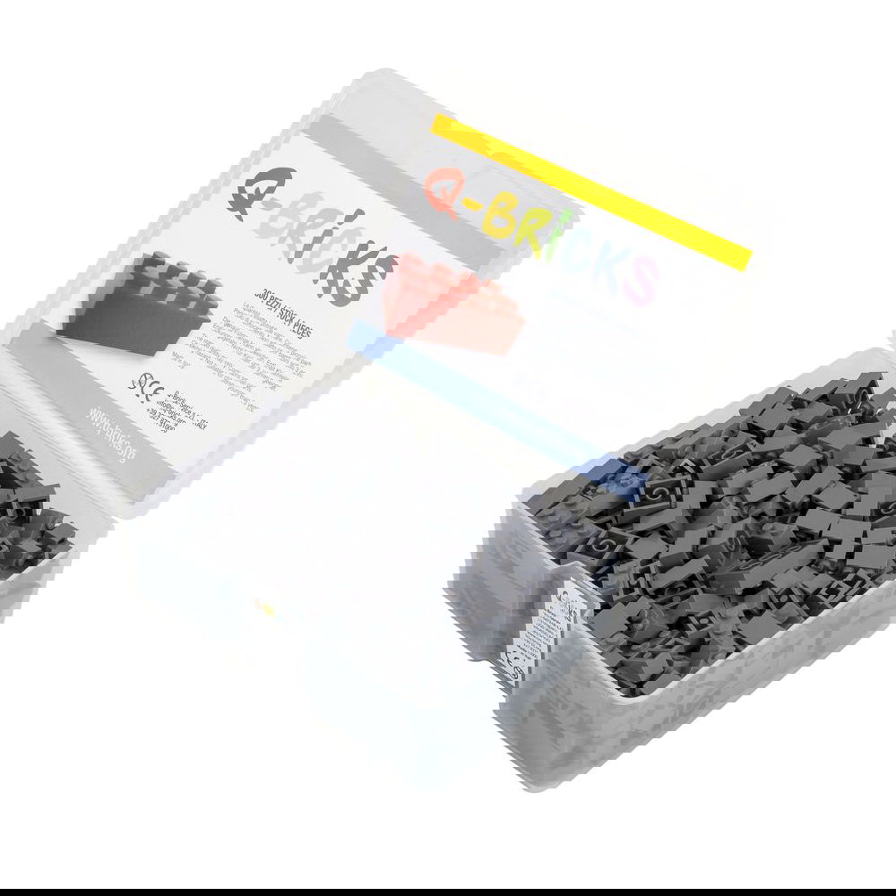 Q-BRICKS-Bausteine-Unicolor-Staubgrau-851