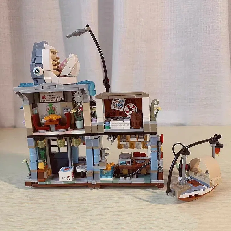 LOZ-1231-City-Street-Shark-Seafood-Shop-Restaurant-Fish-Ship-Architecture-3D-Mini-Blocks-Bricks-Building-5sqJk3D2eQvARz