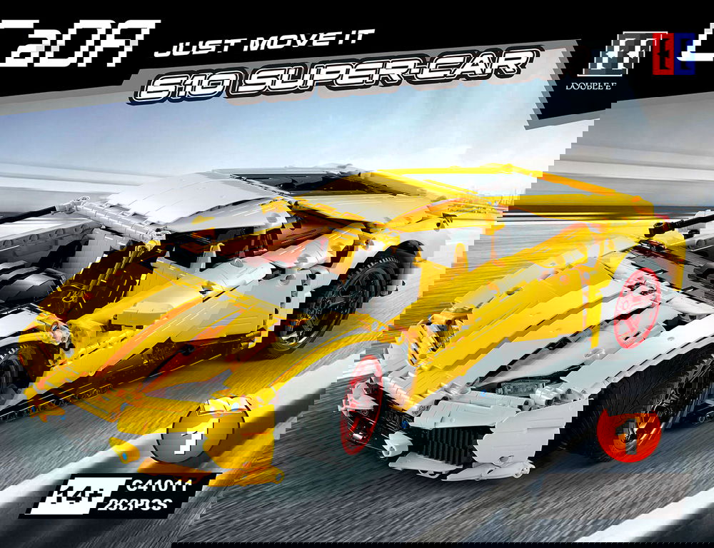CADA-Umbauset-gelb-f-r-610-Super-Car