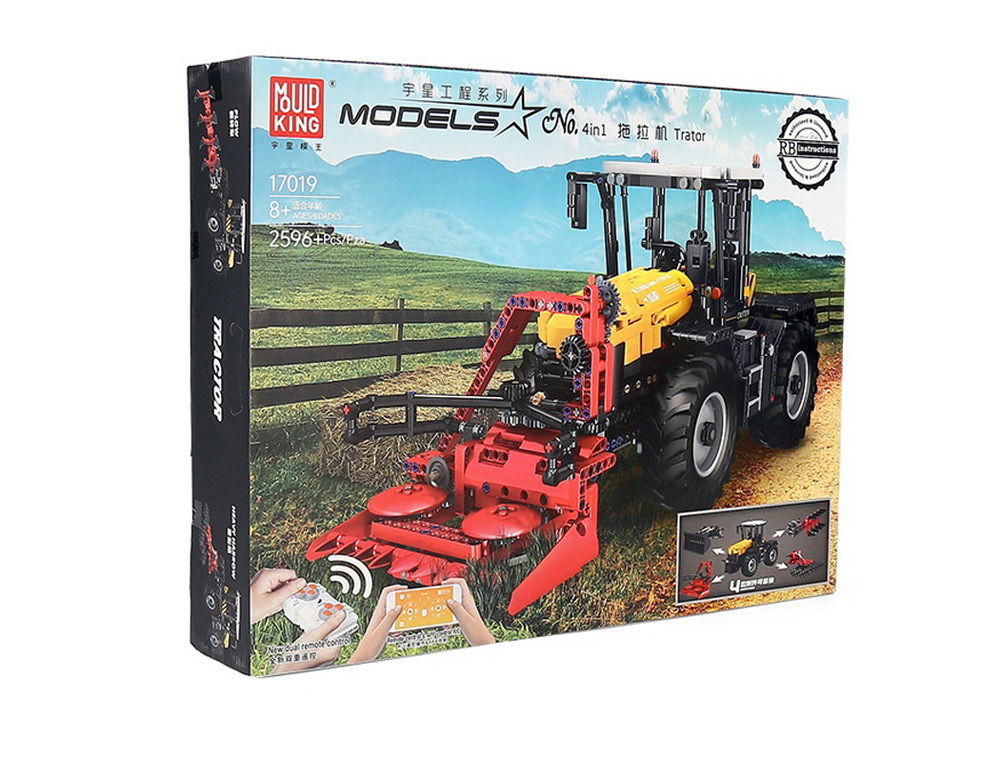 MOULD-KING-17019-Traktor-gelb-4in1-APP-9