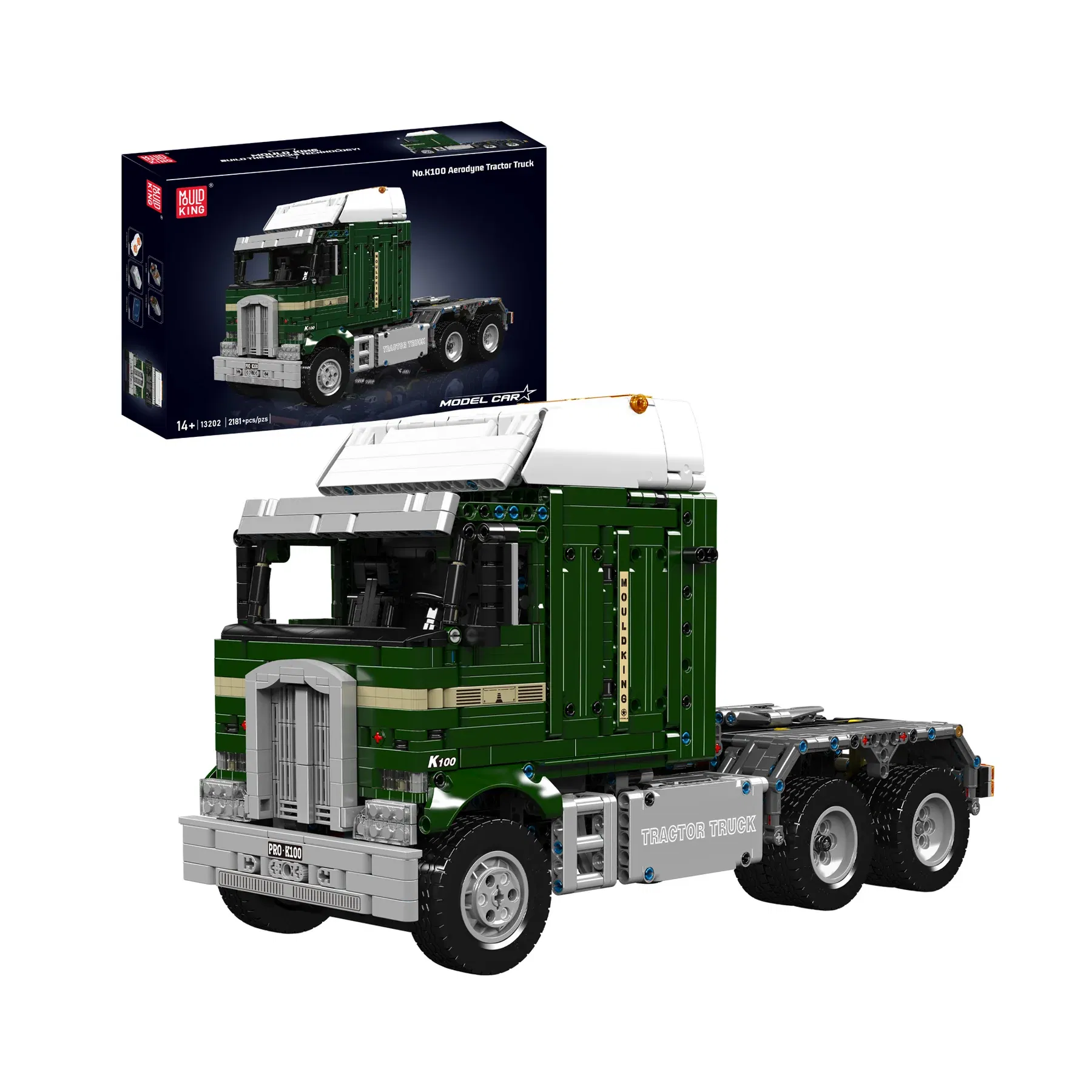 Mould King 13202 - Amerikanischer Frontlenker-Truck